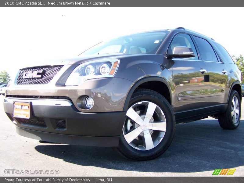 Medium Brown Metallic / Cashmere 2010 GMC Acadia SLT