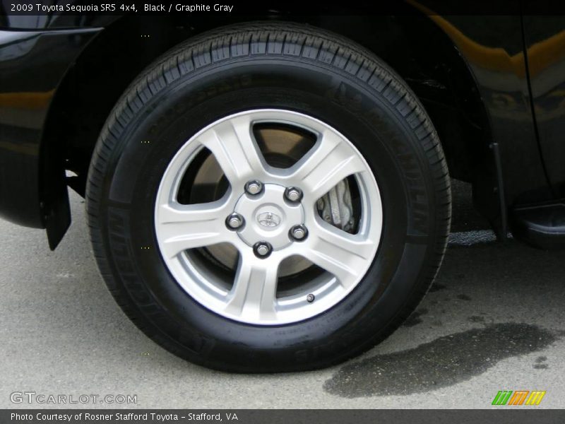 Black / Graphite Gray 2009 Toyota Sequoia SR5 4x4
