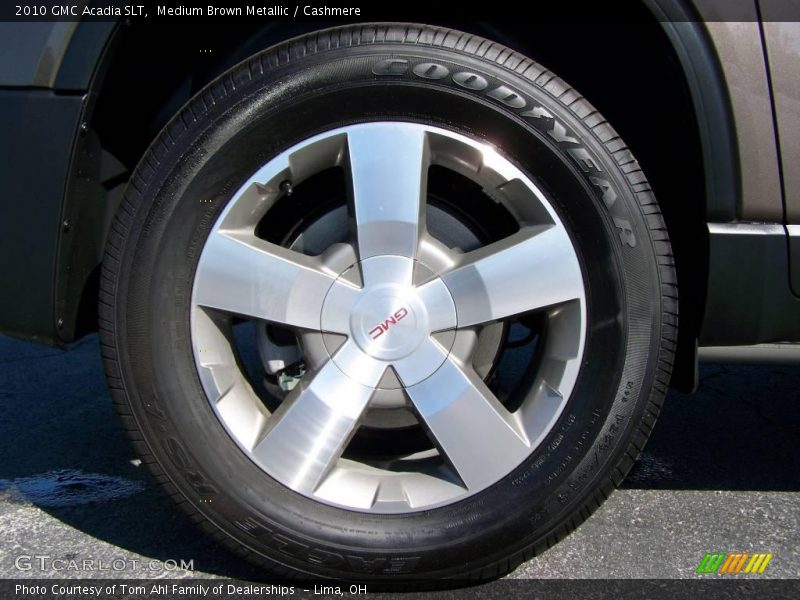 Medium Brown Metallic / Cashmere 2010 GMC Acadia SLT