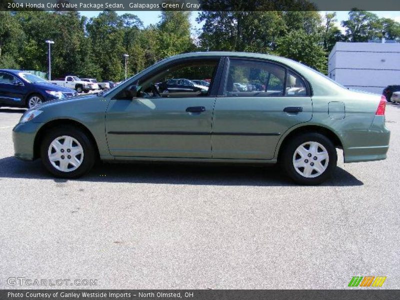 Galapagos Green / Gray 2004 Honda Civic Value Package Sedan