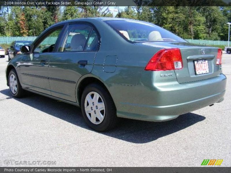 Galapagos Green / Gray 2004 Honda Civic Value Package Sedan