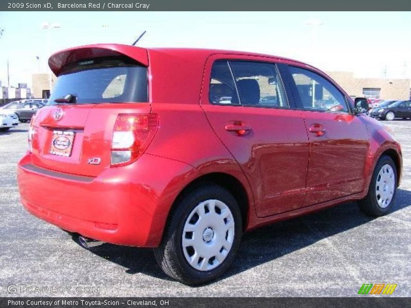 Barcelona Red / Charcoal Gray 2009 Scion xD