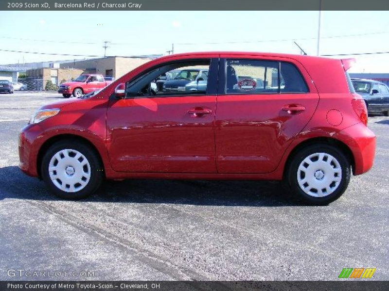 Barcelona Red / Charcoal Gray 2009 Scion xD