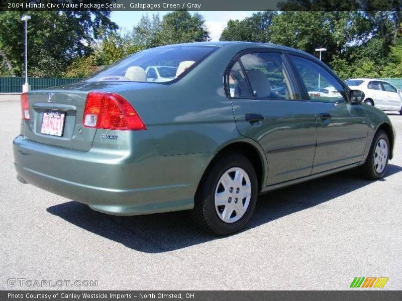 Galapagos Green / Gray 2004 Honda Civic Value Package Sedan