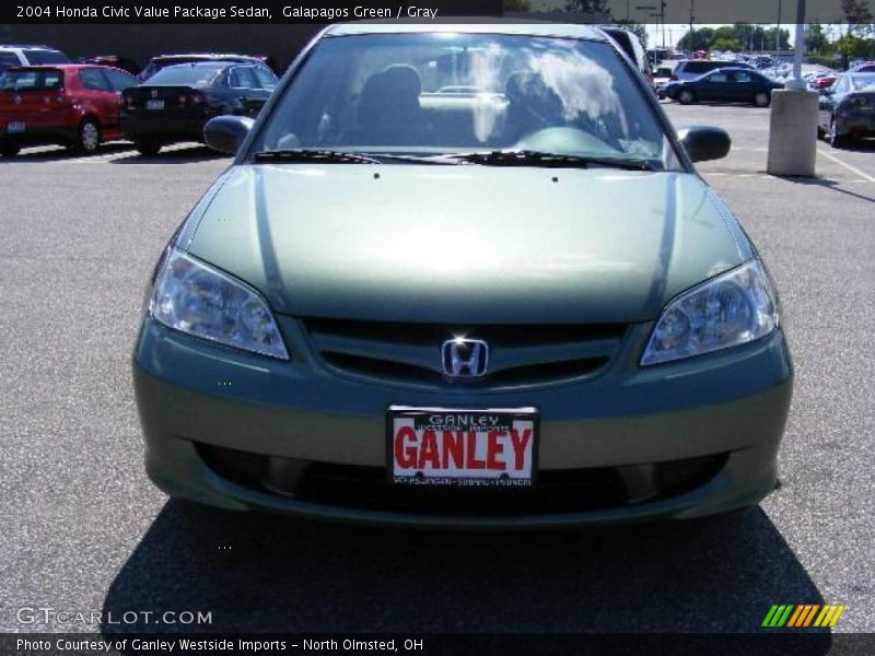 Galapagos Green / Gray 2004 Honda Civic Value Package Sedan