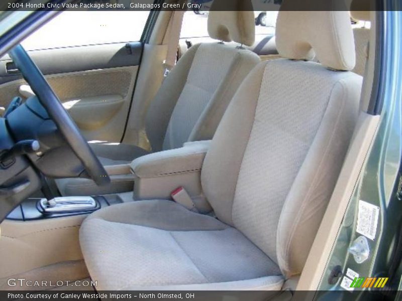 Galapagos Green / Gray 2004 Honda Civic Value Package Sedan