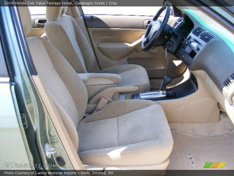 Galapagos Green / Gray 2004 Honda Civic Value Package Sedan