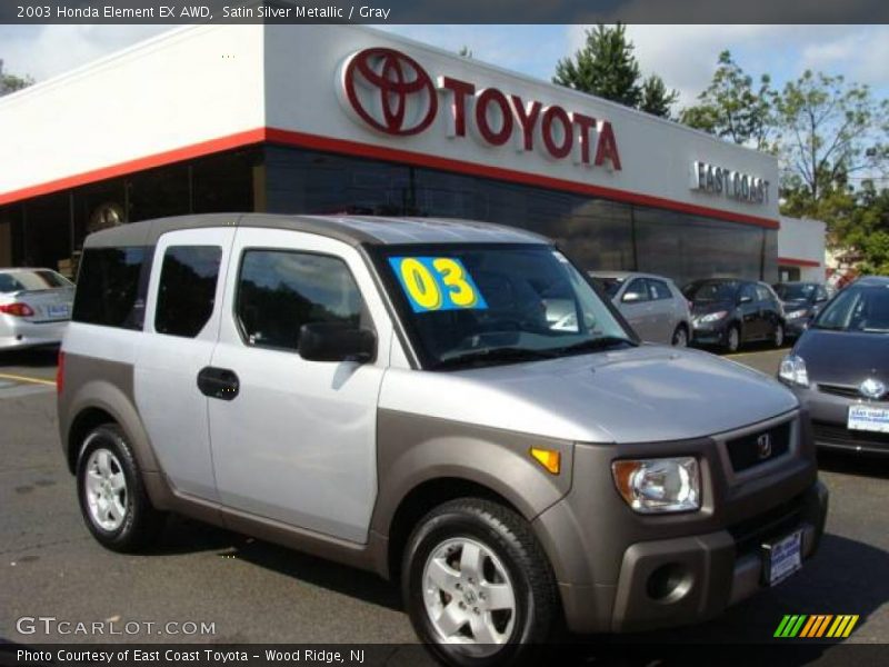 Satin Silver Metallic / Gray 2003 Honda Element EX AWD