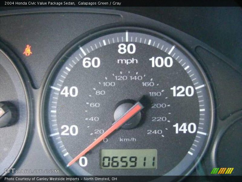 Galapagos Green / Gray 2004 Honda Civic Value Package Sedan