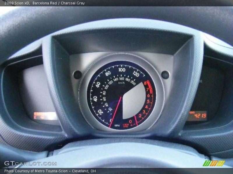 Barcelona Red / Charcoal Gray 2009 Scion xD