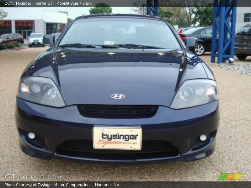 Moonlit Blue / Black 2005 Hyundai Tiburon GT