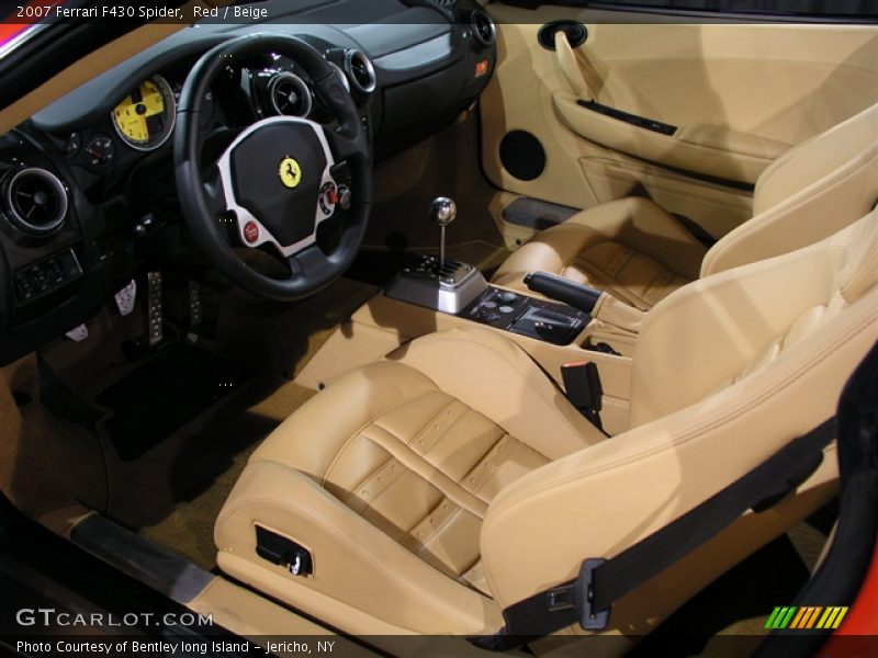 Red / Beige 2007 Ferrari F430 Spider