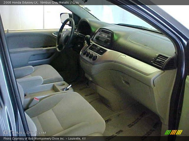 Nimbus Gray Metallic / Gray 2008 Honda Odyssey LX