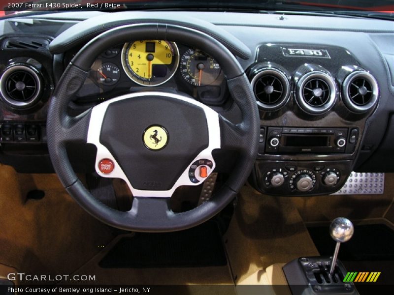Red / Beige 2007 Ferrari F430 Spider
