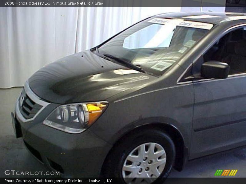 Nimbus Gray Metallic / Gray 2008 Honda Odyssey LX