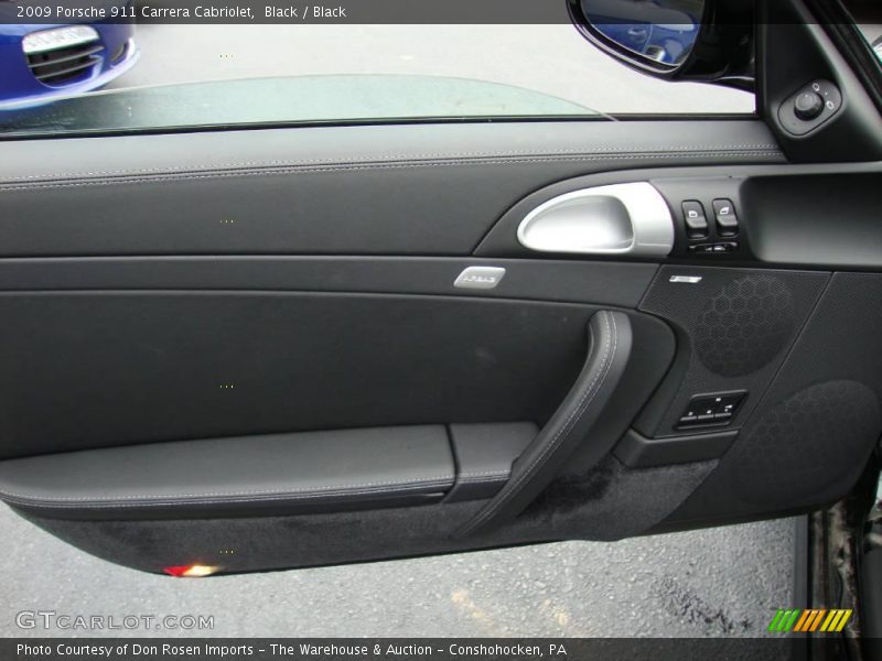 Black / Black 2009 Porsche 911 Carrera Cabriolet