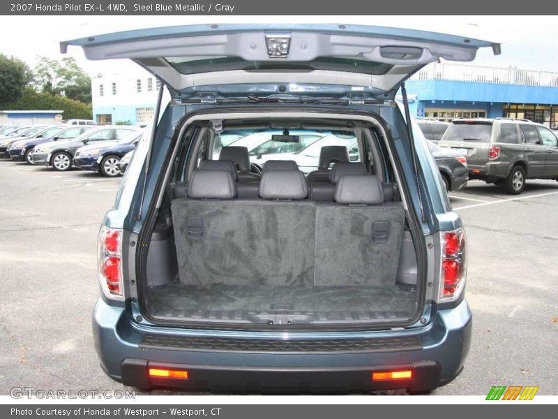 Steel Blue Metallic / Gray 2007 Honda Pilot EX-L 4WD