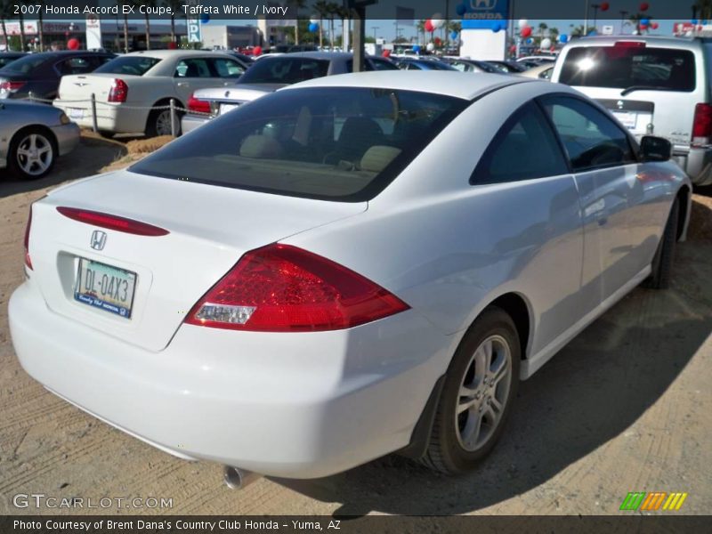 Taffeta White / Ivory 2007 Honda Accord EX Coupe