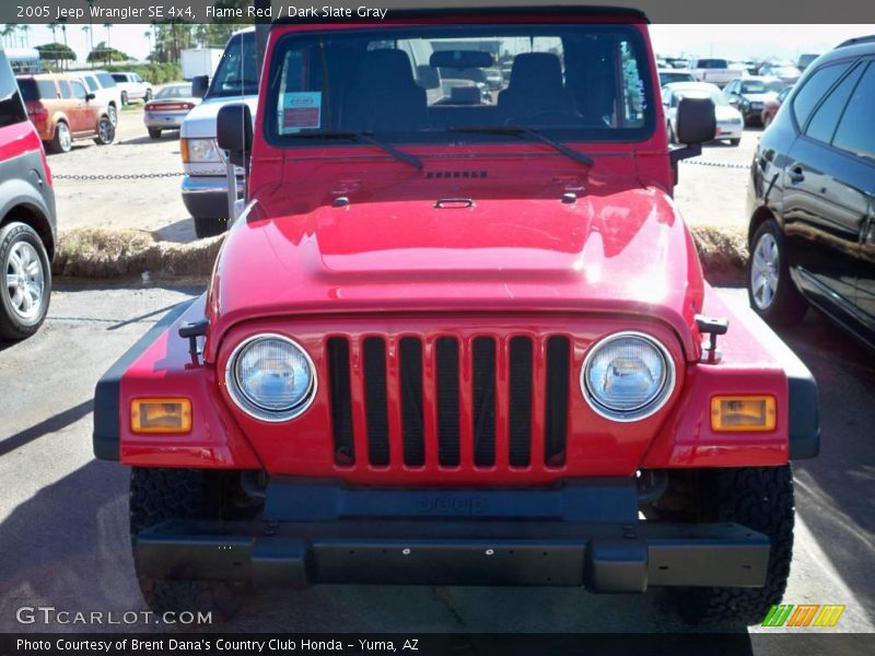 Flame Red / Dark Slate Gray 2005 Jeep Wrangler SE 4x4