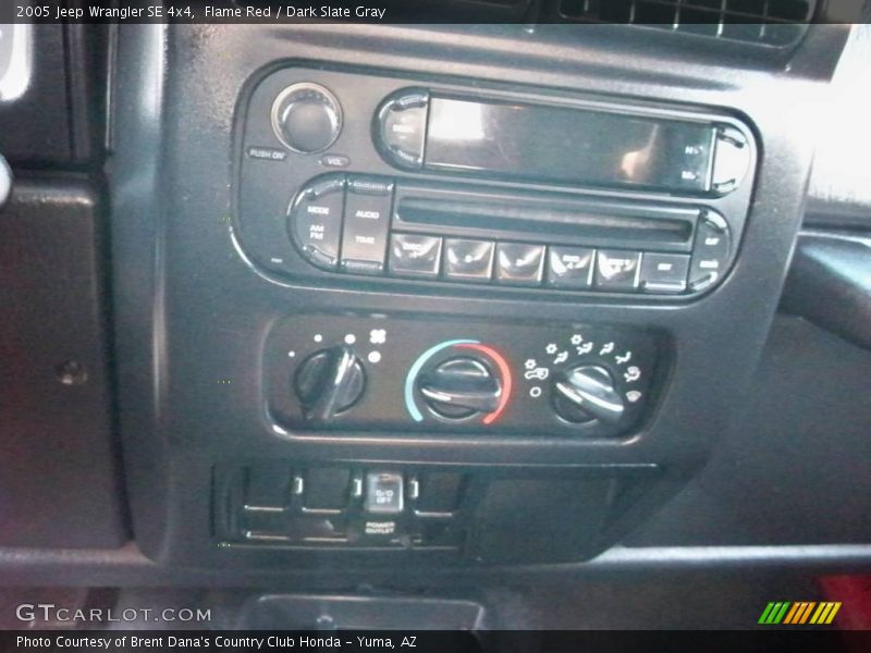 Flame Red / Dark Slate Gray 2005 Jeep Wrangler SE 4x4