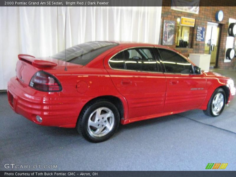 Bright Red / Dark Pewter 2000 Pontiac Grand Am SE Sedan