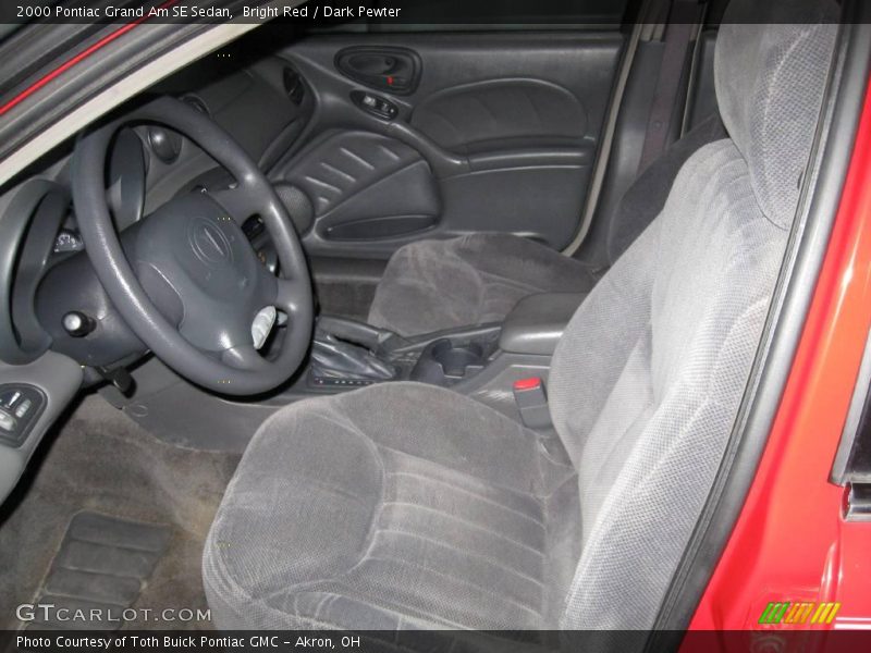 Bright Red / Dark Pewter 2000 Pontiac Grand Am SE Sedan