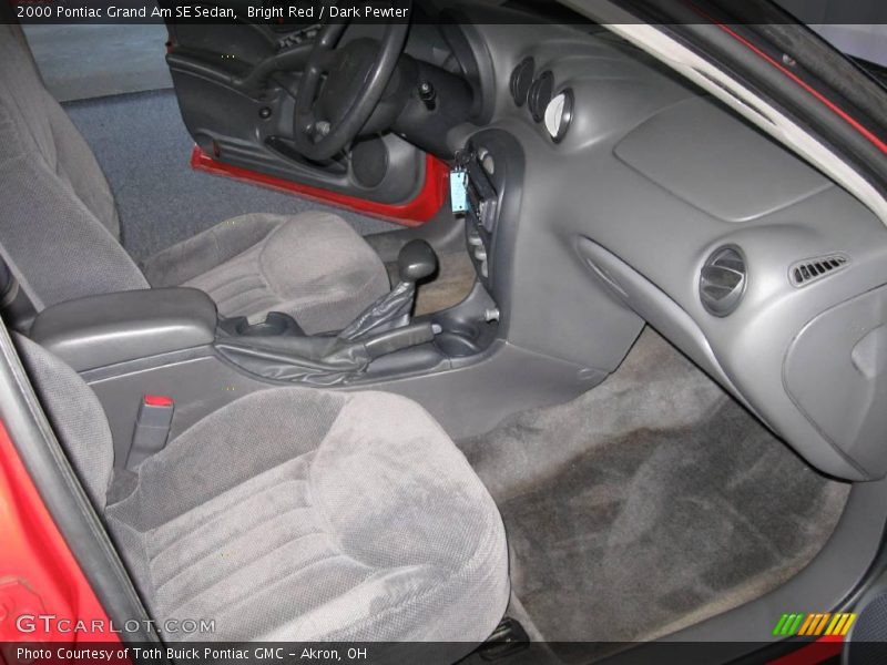 Bright Red / Dark Pewter 2000 Pontiac Grand Am SE Sedan