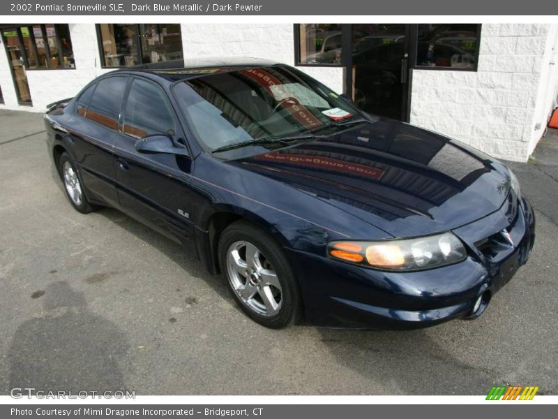 Dark Blue Metallic / Dark Pewter 2002 Pontiac Bonneville SLE