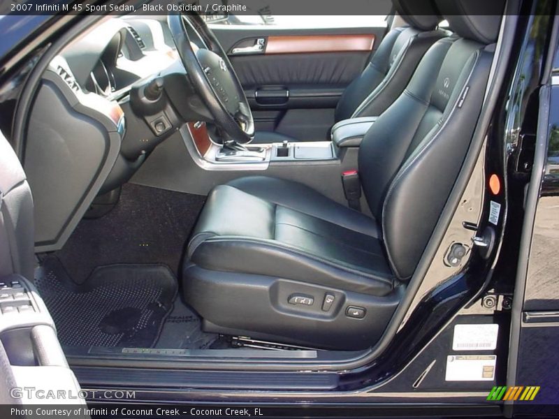  2007 M 45 Sport Sedan Graphite Interior