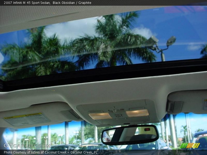 Sunroof of 2007 M 45 Sport Sedan