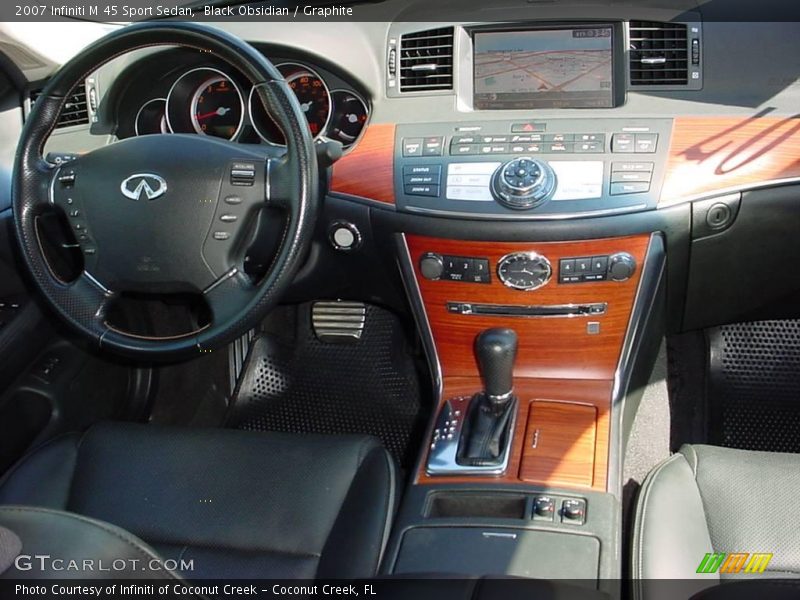 Dashboard of 2007 M 45 Sport Sedan
