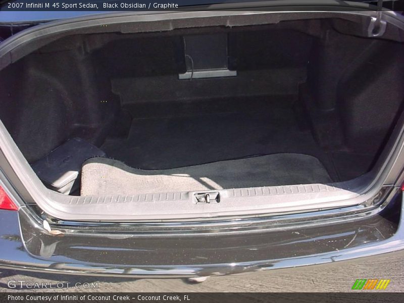  2007 M 45 Sport Sedan Trunk