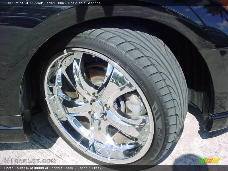 Custom Wheels of 2007 M 45 Sport Sedan