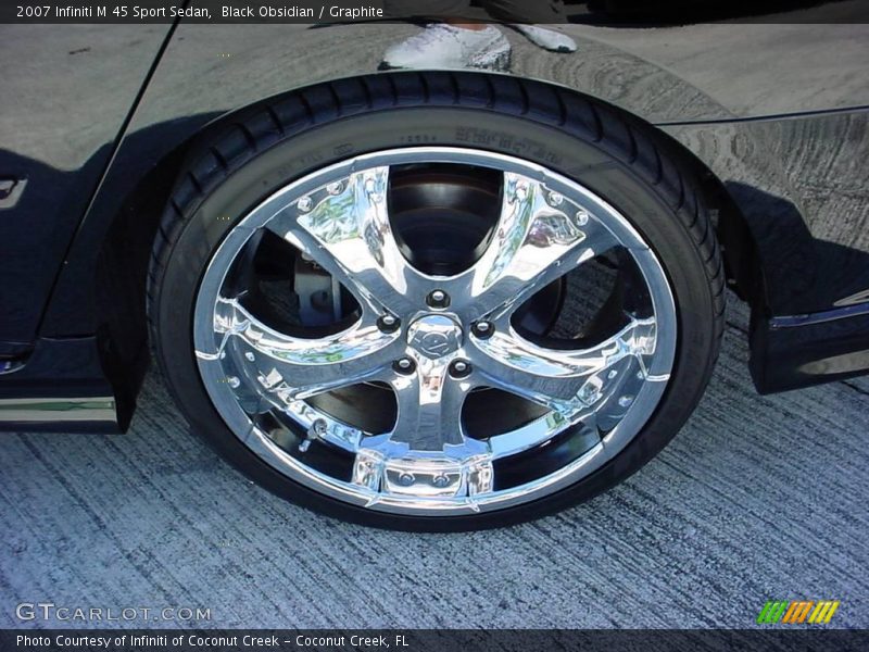 Black Obsidian / Graphite 2007 Infiniti M 45 Sport Sedan