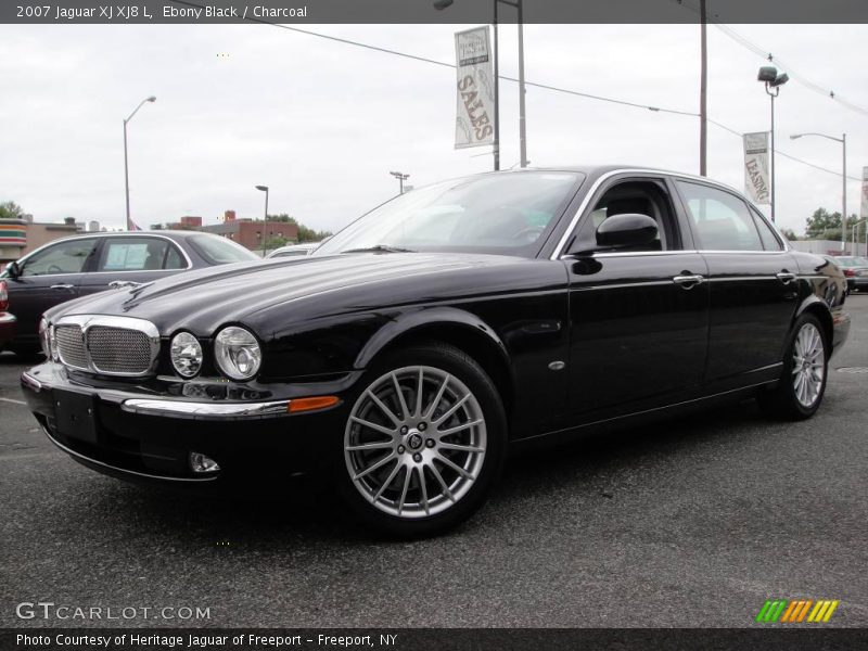 Ebony Black / Charcoal 2007 Jaguar XJ XJ8 L