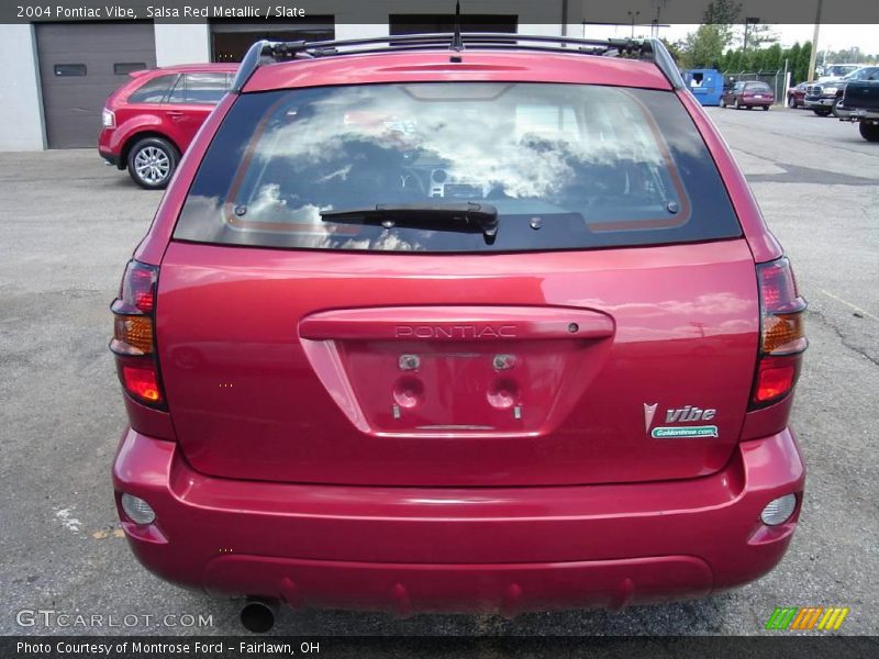 Salsa Red Metallic / Slate 2004 Pontiac Vibe