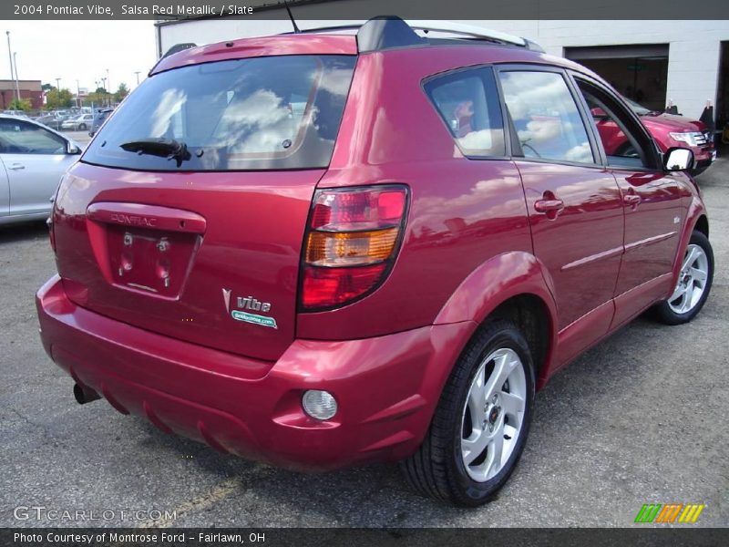 Salsa Red Metallic / Slate 2004 Pontiac Vibe