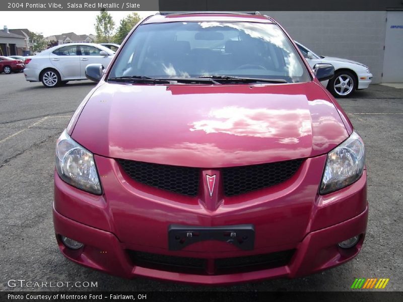 Salsa Red Metallic / Slate 2004 Pontiac Vibe