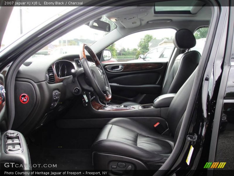 Ebony Black / Charcoal 2007 Jaguar XJ XJ8 L