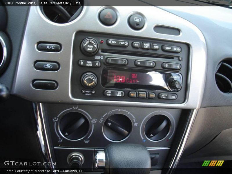 Salsa Red Metallic / Slate 2004 Pontiac Vibe