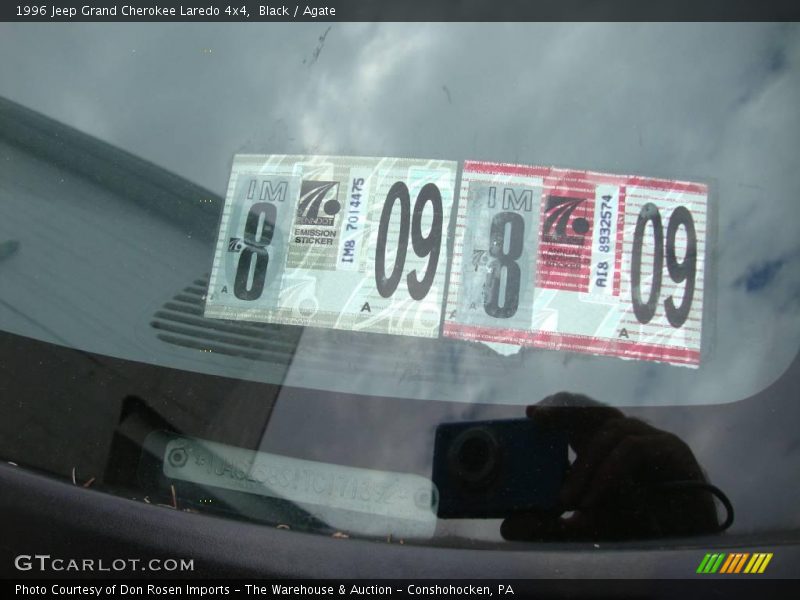 Black / Agate 1996 Jeep Grand Cherokee Laredo 4x4