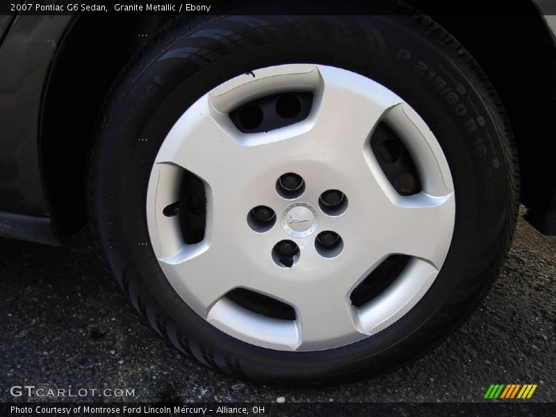 Granite Metallic / Ebony 2007 Pontiac G6 Sedan