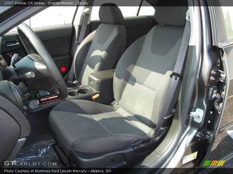 Granite Metallic / Ebony 2007 Pontiac G6 Sedan