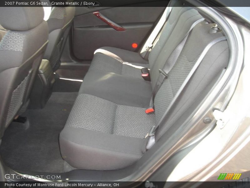 Granite Metallic / Ebony 2007 Pontiac G6 Sedan