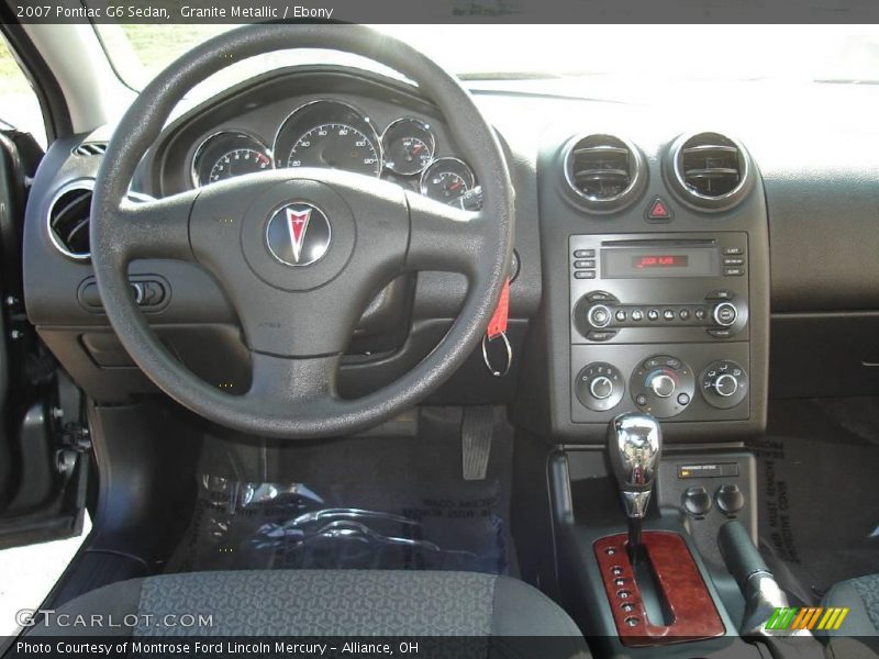 Granite Metallic / Ebony 2007 Pontiac G6 Sedan