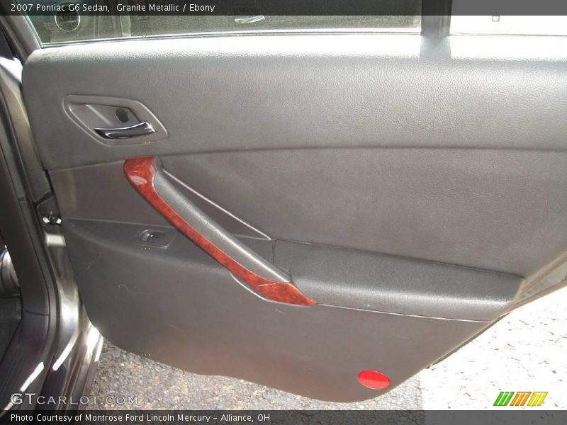 Granite Metallic / Ebony 2007 Pontiac G6 Sedan