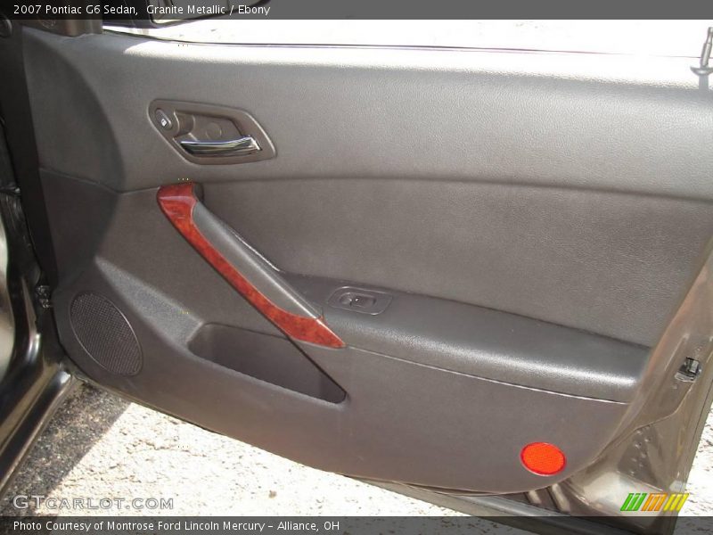 Granite Metallic / Ebony 2007 Pontiac G6 Sedan