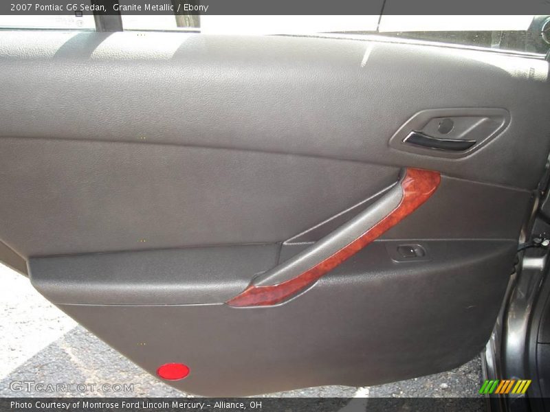 Granite Metallic / Ebony 2007 Pontiac G6 Sedan