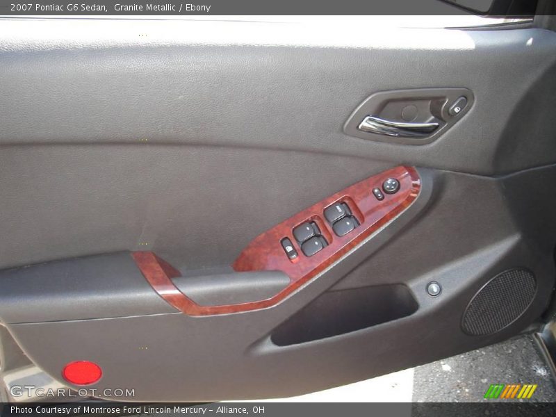 Granite Metallic / Ebony 2007 Pontiac G6 Sedan