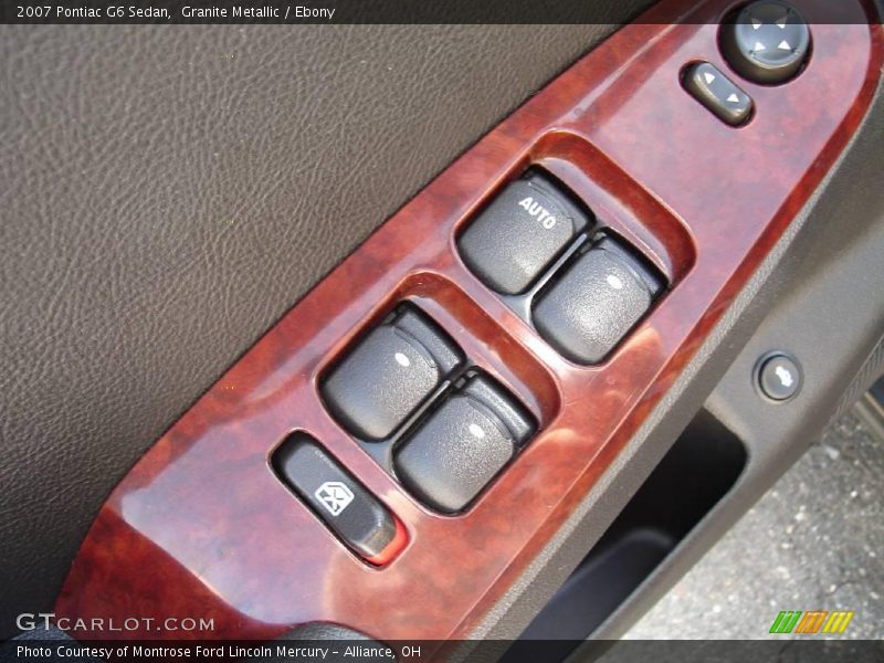 Granite Metallic / Ebony 2007 Pontiac G6 Sedan